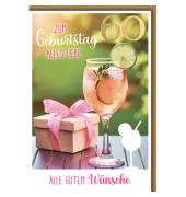 Geburtstagskarten 526760 11,5x17 cm 115mm x 170mm (BxH) Jubiläumsjahr bunt