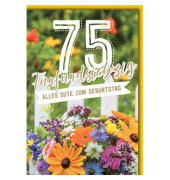 Geburtstagskarten 5520875 11,5x17 cm 115mm x 170mm (BxH) Jubil&auml;umsjahr bunt