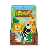 Minipuzzle 3-D Safari sortiert