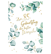 Geburtstagskarte Zahl  85