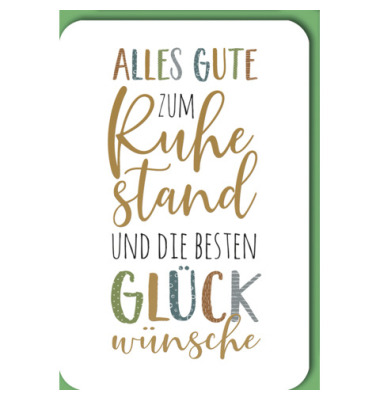 Ruhestandskarte