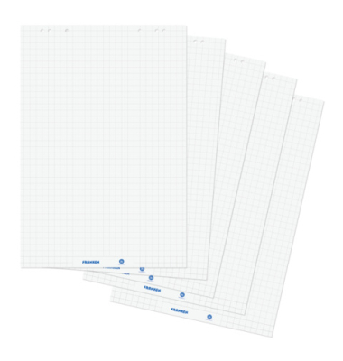 Flipchartblock ZUF2180, kariert / blanko, 80g