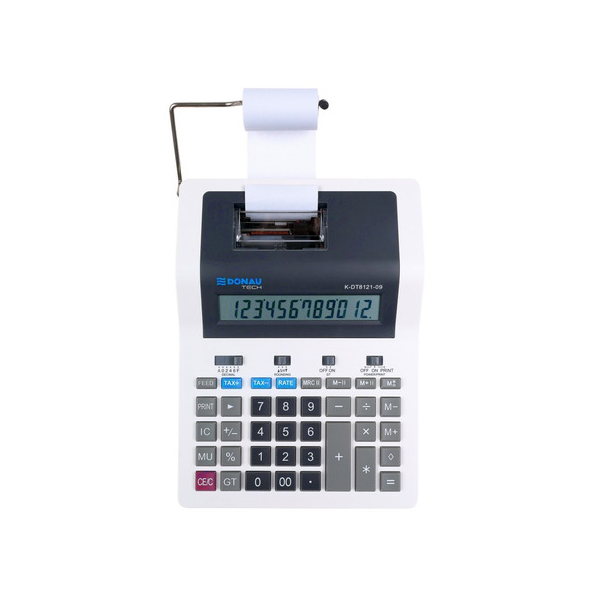 Donau Tischrechner 12-stellig schwarzweiß 5901503619919 Donau