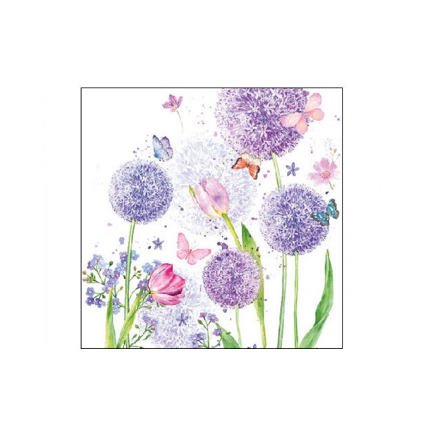 8712159203202 - Motivseriette 25x25cm Blumenschönheit 8712159203202 20 Stück