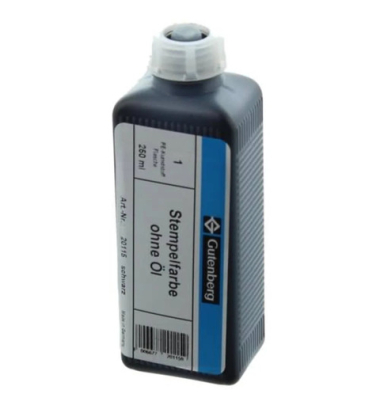 Stempelfarbe schwarz