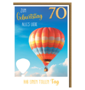 Geburtstagskarten 526670 11,5x17 cm 115mm x 170mm (BxH) Jubiläumsjahr bunt