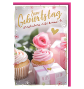 Geburtstagskarten 5510109 11,5x17 cm 115mm x 170mm (BxH) Blumen bunt