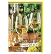 Geburtstagskarten 512754 11,5x17 cm 115mm x 170mm (BxH) Wein bunt