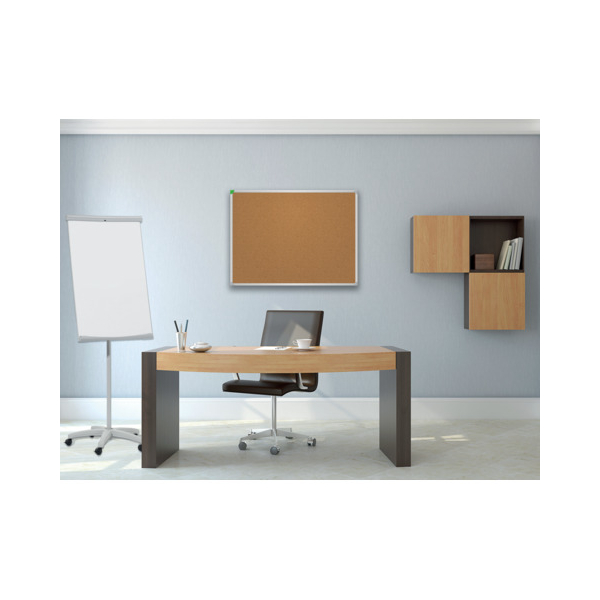FRANKEN Pinnwand U-Act!Line® 90,0 x 60,0 cm Kork braun