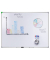Whiteboard U-Act!Line, SC916090, 90x60cm, lackiert, eloxiertes Aluminiuim 14mm stark, 15mm breit