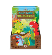 Minipuzzle 3-D Dinopark sortiert