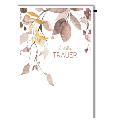 Trauerkarten 811389 11,5x17 cm 115mm x 170mm (BxH) bunt