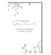 Trauerkarten 811397 11,5x17 cm 115mm x 170mm (BxH) bunt