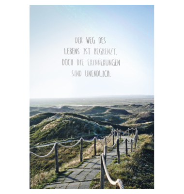 Trauerkarten 81-4063 11,5x17 cm 115mm x 170mm (BxH) schwarz/wei&szlig;