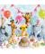 Servietten 13319690, mehrfarbig / Kindertiere Party, 3-lagig, 33x33cm
