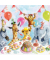 Servietten 13319690, mehrfarbig / Kindertiere Party, 3-lagig, 33x33cm