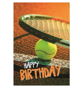 Geburtstagskarten 51-10368 Tennis bunt Geburtstagskarten 51-10368 Tennis bunt