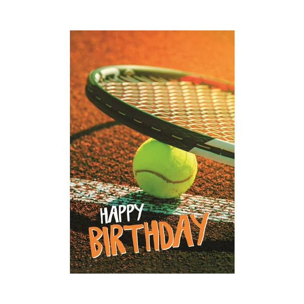 5 Stück SKORPION Geburtstagskarten 51-10368 Tennis bunt 9004546546559 SKORPION