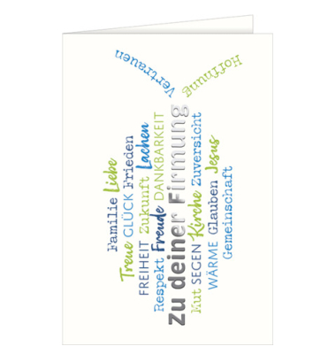 Gl&uuml;ckwunschkarten 15-1216 11,5x17 cm 115mm x 170mm (BxH) bunt