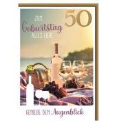 Geburtstagskarte Zahl  50