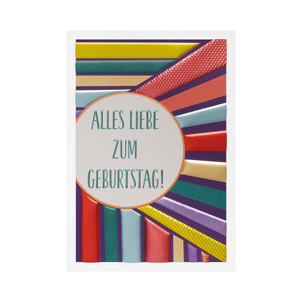 3 Stück Perleberg Geburtstagskarten 786-1021 Spruch bunt 4027421724137 Perleberg