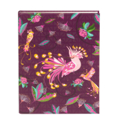 Notizbuch Tropical Birds plum