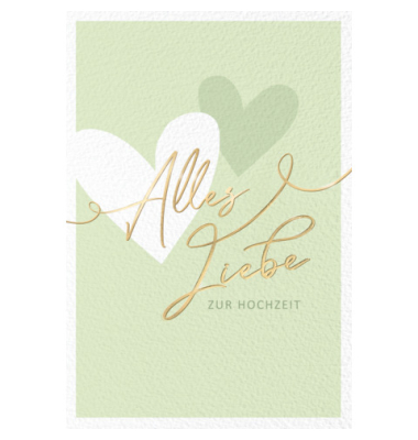 Gl&uuml;ckwunschkarten 91-1017 11,5x17 cm 115mm x 170mm (BxH) bunt