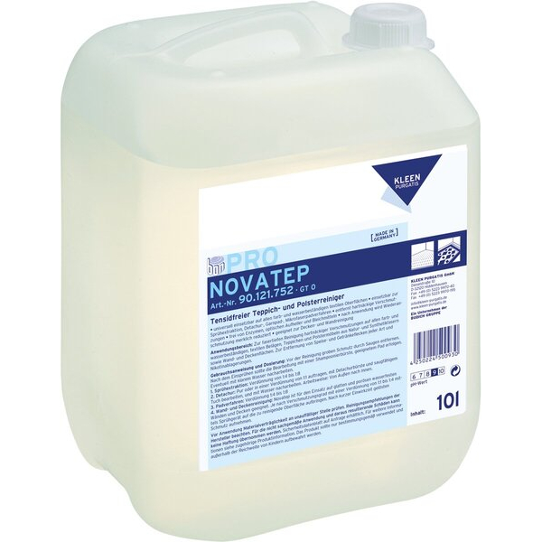 4250224500930 - Novatep Reinigungskonzentrat für textil- und farbechte Flächen 10 Liter 4250224500930 KLEEN PURGATIS