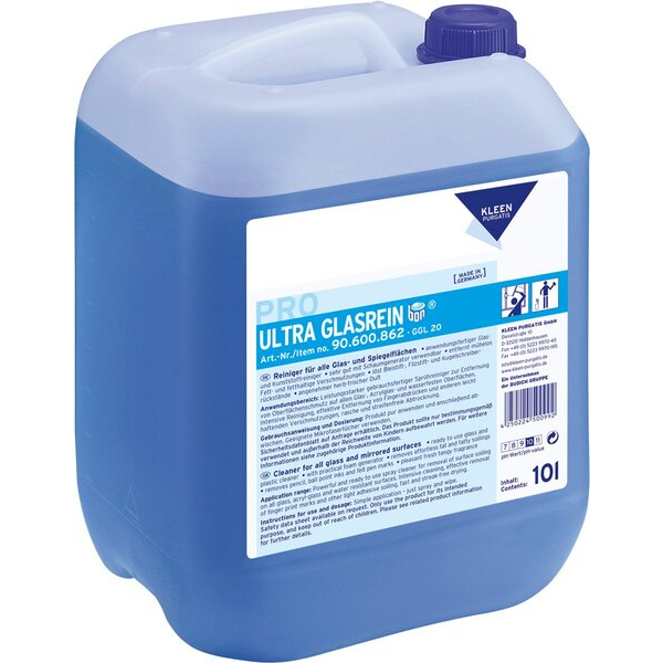 4250224500992 - Ultra Glasrein Glas- und Kunststoffreiniger 10 Liter 4250224500992 KLEEN PURGATIS