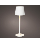 LED-Schreibtischlampe BO, weiß, mit Standfuß