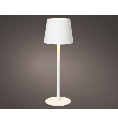 LED-Schreibtischlampe BO, weiß, mit Standfuß