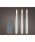 LED-Kerze 489599 wei&szlig; 1,5x15cm (&Oslash;xH) 80 h Brenndauer
