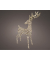 Lichtfigur Rentier LED 18x65x130cm Weihnachten