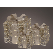 Geschenkschachtel Micro LED 25x25x30cm
