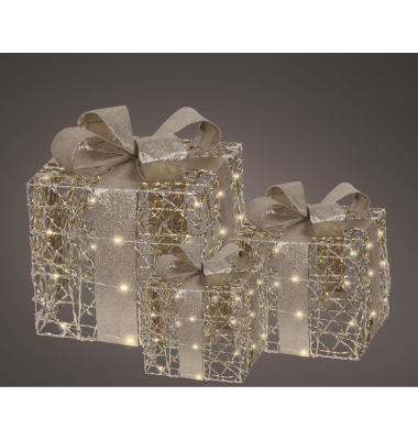 Geschenkschachtel Micro LED 25x25x30cm
