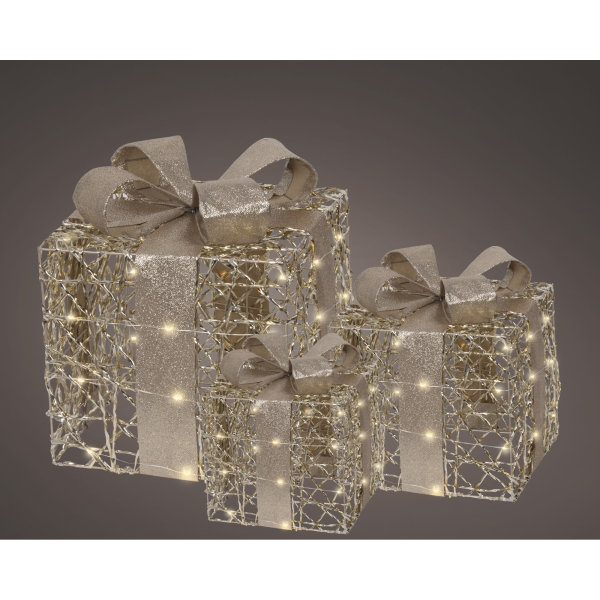 8720725579682 - Geschenkschachtel Micro LED 25x25x30cm 8720725579682 LUMINEO