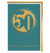 Geburtstagskarten 527750 11,5x17 cm 115mm x 170mm (BxH) Jubiläumsjahr bunt