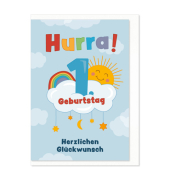 Geburtstagskarten 05-036 Jubiläumsjahr bunt