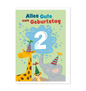 Geburtstagskarten 05037 Jubiläumsjahr bunt