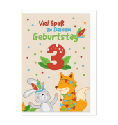 Geburtstagskarten 05-038 bunt