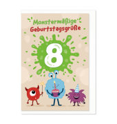 Geburtstagskarten 05-043 Jubiläumsjahr bunt