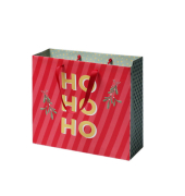 Geschenktasche 13728568000 Geschenktragetasche, Ho-Ho-Ho, 260mm x 26cm