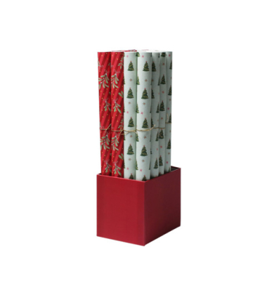 Geschenkpapier 14058568000, sortiert (2 Motive), Weihnachten, 70cm x 50cm, farbig sortiert
