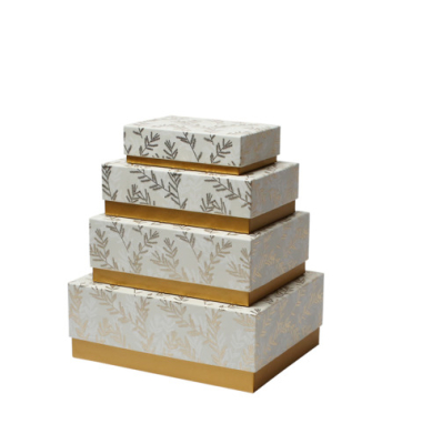 Weihnachtlicher Geschenkkarton Golden Glo