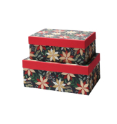 Weihnachtlicher Geschenkkarton Noel
