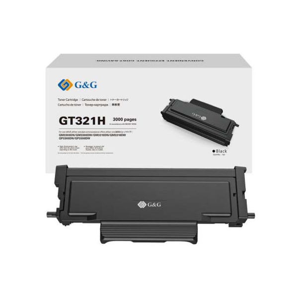 G und G Toner Original-Toner in Schwarz 21713, schwarz, 3000 Seiten 6942383153659 G und G