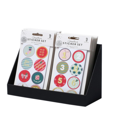 Weihnachtsetikett  sortiert