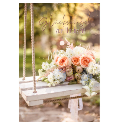 Gl&uuml;ckwunschkarten 91-2218 11,5x17 cm 115mm x 170mm (BxH) bunt