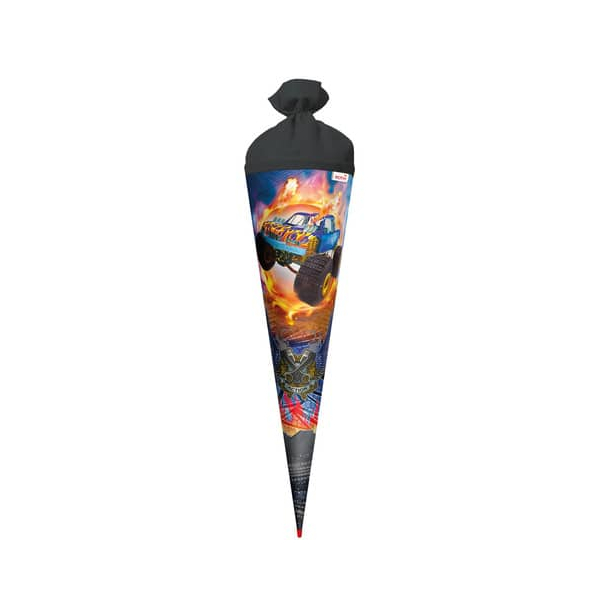 Roth Schultüte 677446, Monstertruck Fire, 70cm, rund 4028279703879 Roth