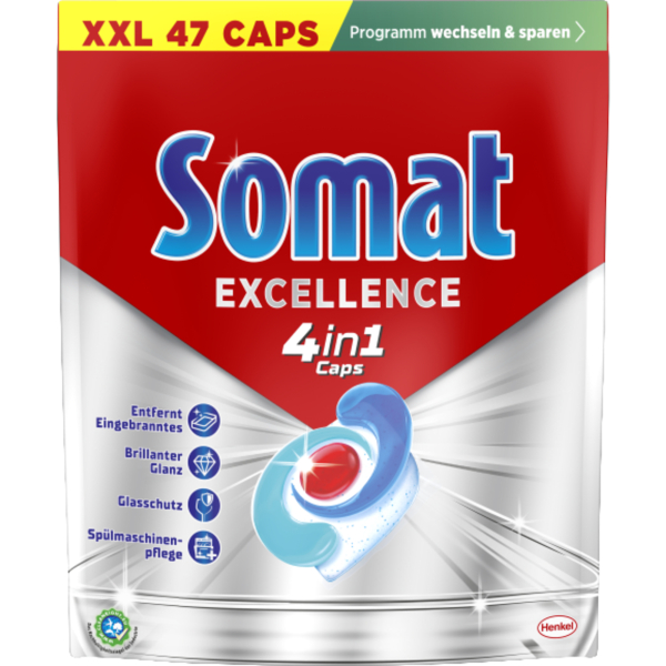 4015200035444 - Spülmaschinentab Excellence 4in1 47St 4015200035444 Somat